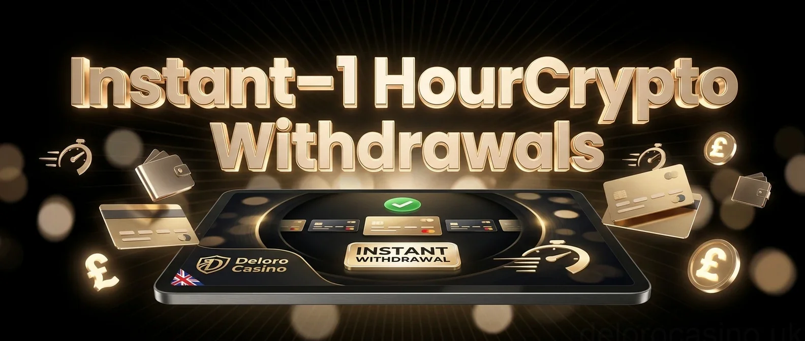 Instant–1 HourCrypto Withdrawals